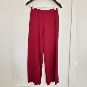 URBAN OUTFITTERS LIGHTWEIGHT RES STRETCHY SCALLOPED FLOWY PANTS SZ SMALL
